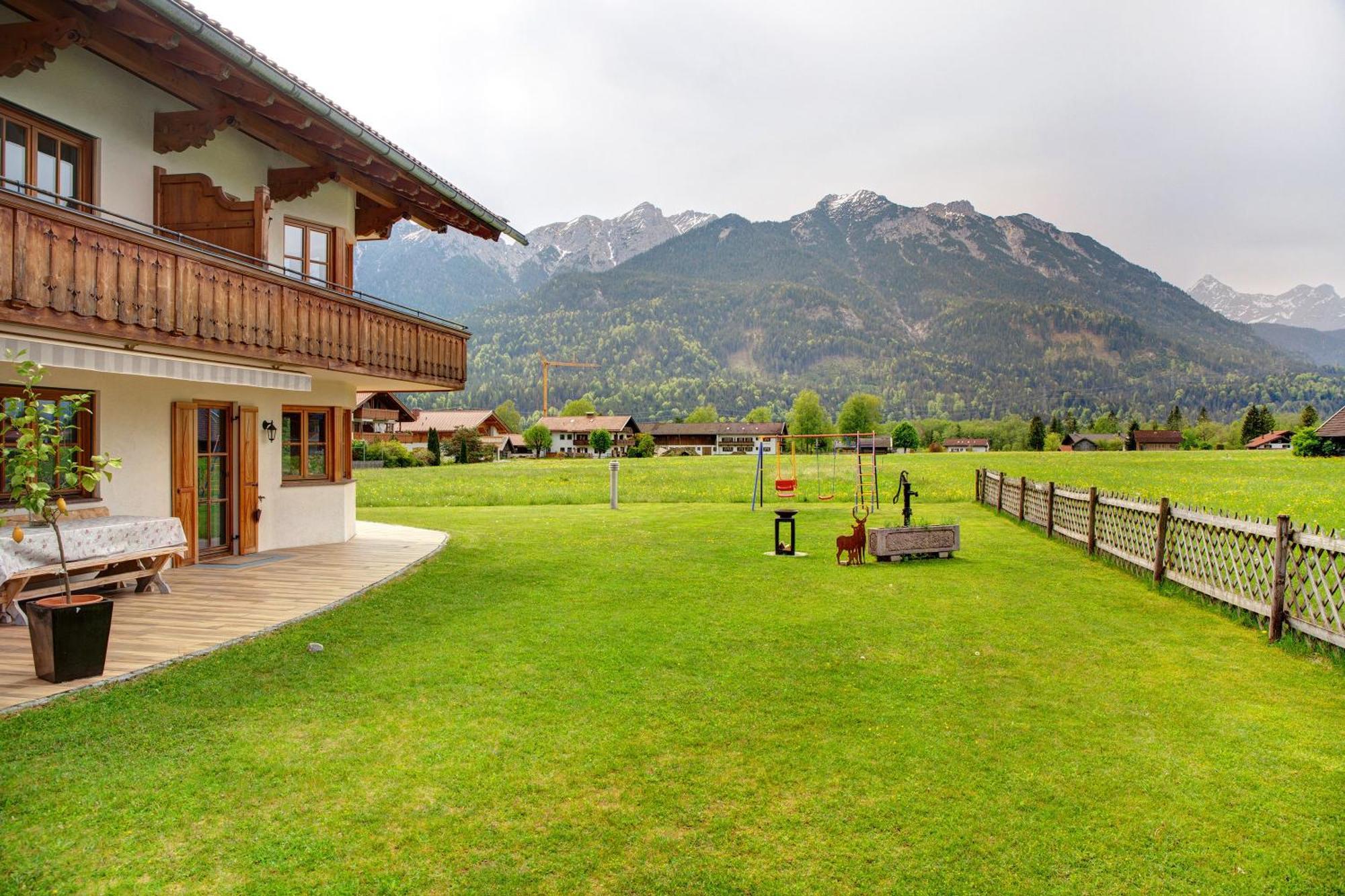 Landhaus Bergkulisse Wallgau Exteriör bild